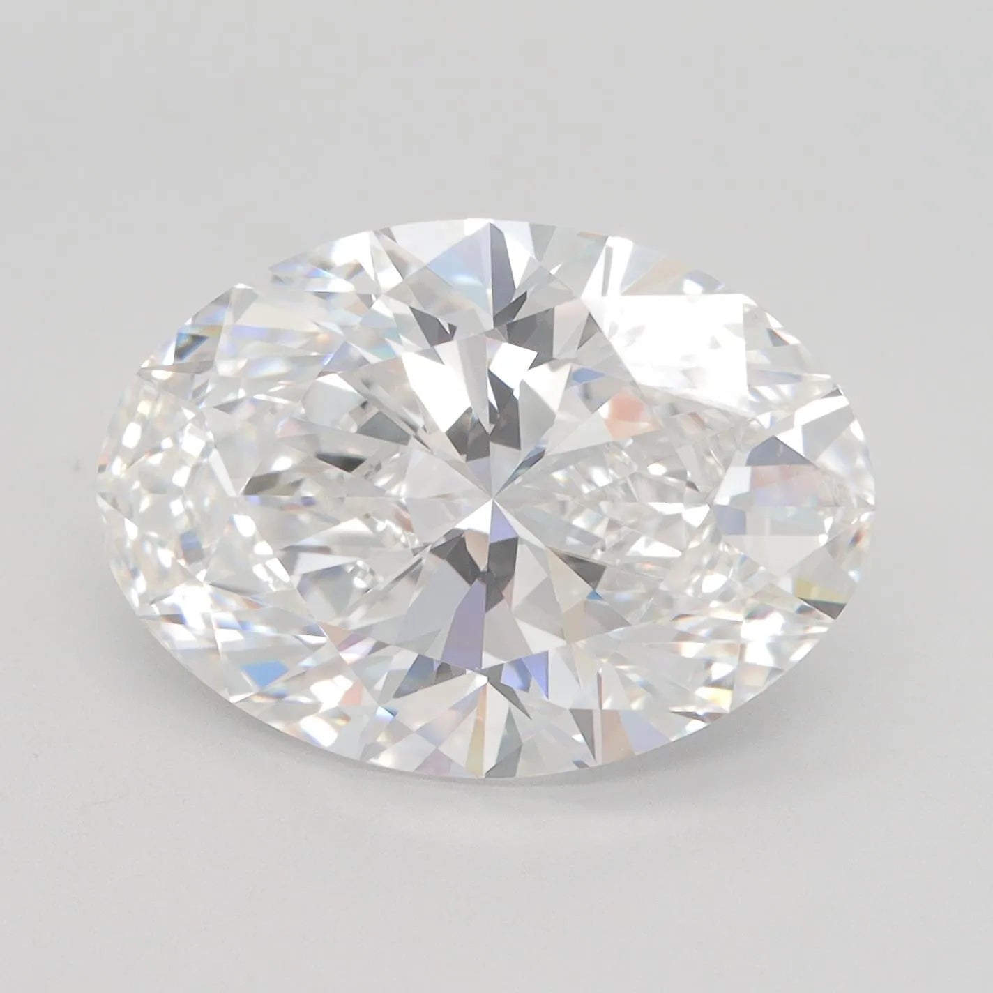 6.34ct Oval Lab Grown Diamond (Colour E, Clarity IF, IGI Certified)