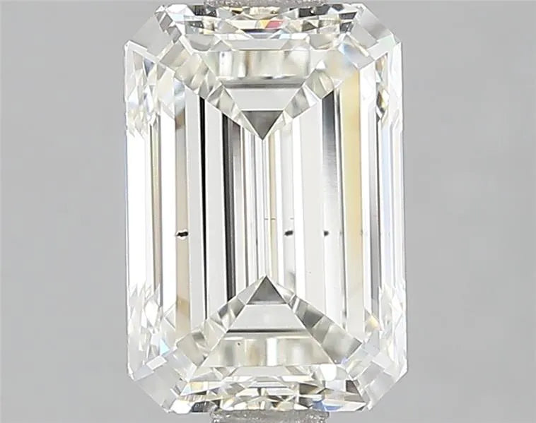2.01ct Emerald Lab Grown Diamond (Colour H, Clarity SI1, IGI Certified)