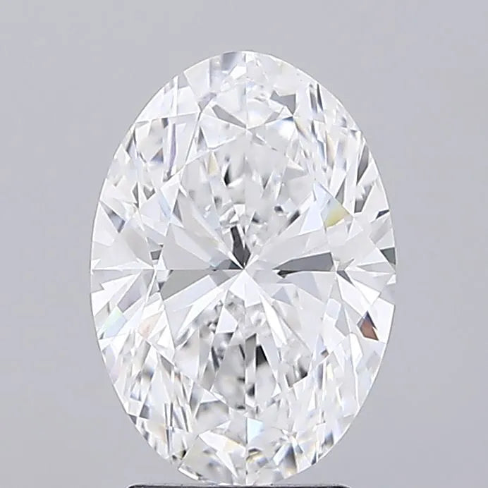 3.00ct Oval Lab Grown Diamond (Colour D, Clarity VVS2, IGI)