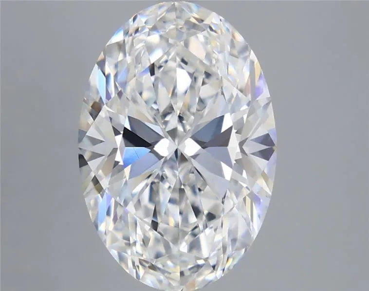 5.06ct Oval Lab Grown Diamond (Colour E, Clarity VVS2, IGI Certified)