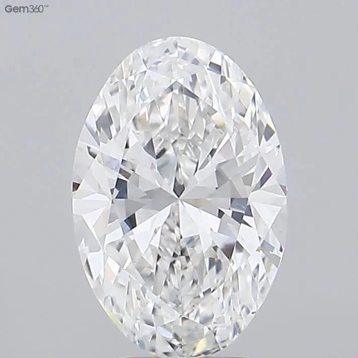 3.50ct Oval Lab Grown Diamond (Colour F, Clarity VS1, IGI Certified)