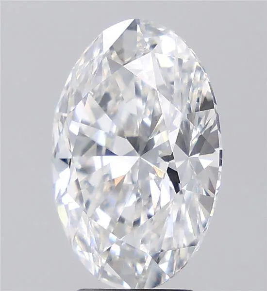 4.00ct Oval Lab Grown Diamond (Colour E, Clarity VVS1, IGI Certified)
