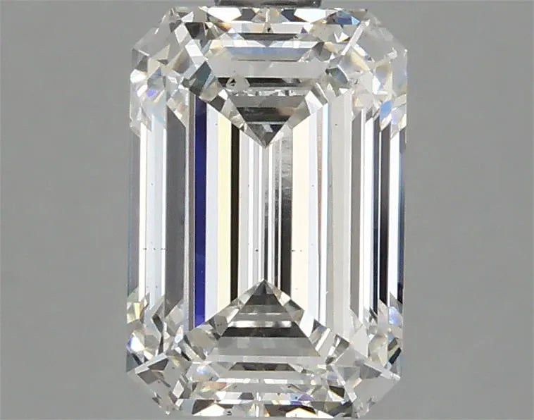 2.00ct Emerald Lab Grown Diamond (Colour F, Clarity SI1, IGI Certified)