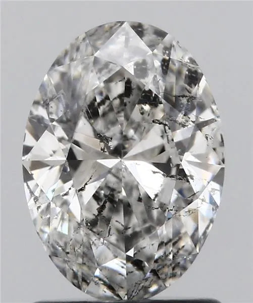 1.21ct Oval Natural Diamond (Colour F, Clarity SI2, HRD)