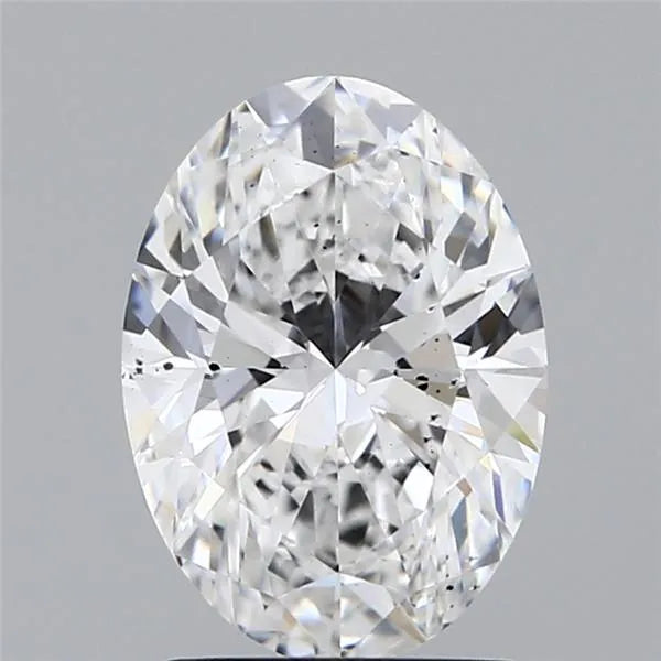 2.00ct Oval Lab Grown Diamond (Colour E, Clarity SI1, IGI)