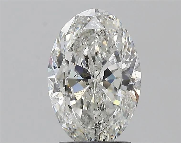 2.00ct Oval Natural Diamond (Colour G, Clarity SI2, HRD Certified)