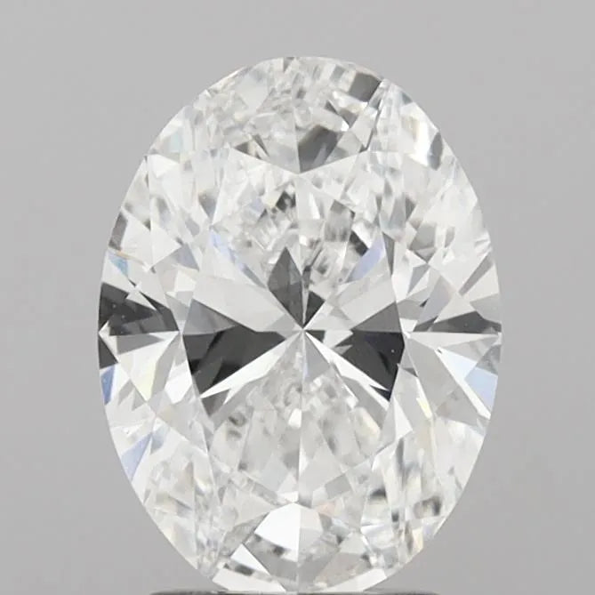 2.50ct Oval Lab Grown Diamond (Colour E, Clarity VS1, IGI Certified)