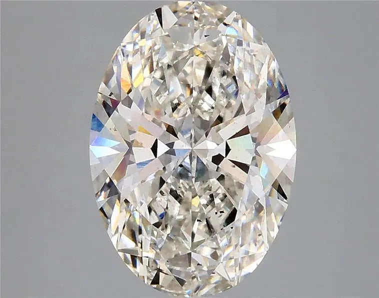 3.10ct Oval Lab Grown Diamond (Colour H, Clarity SI1, IGI Certified)