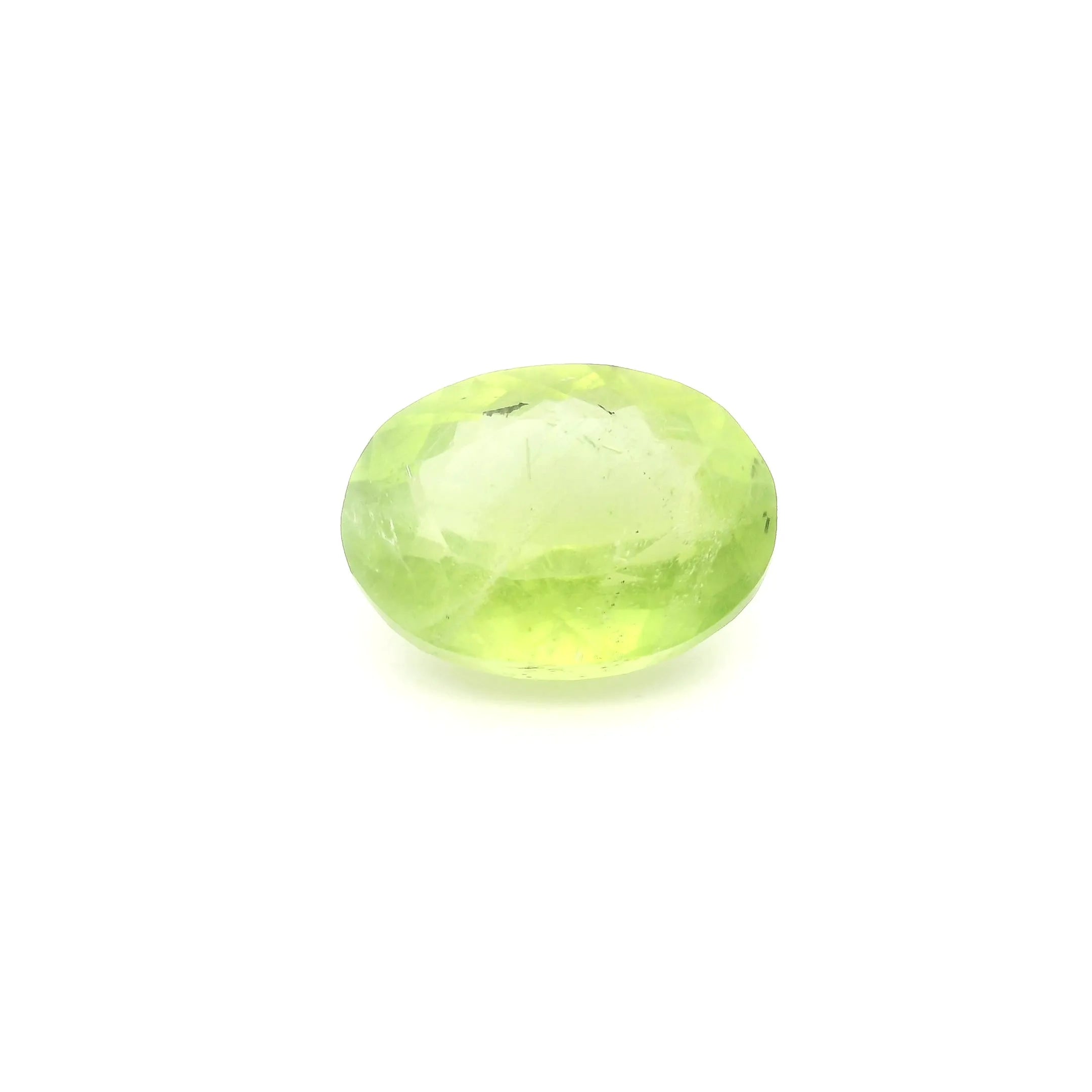 2.64ct Oval Natural Peridot (Colour Green, Clarity Slightly Included, Cut Faceted)