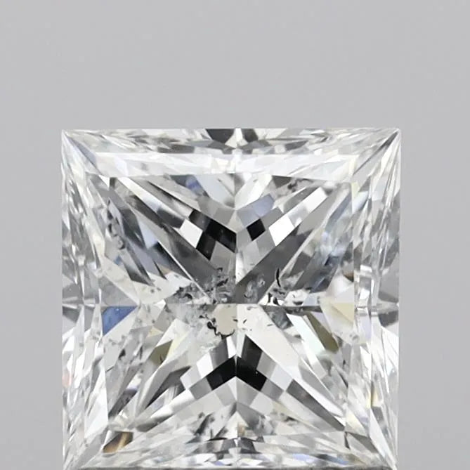 1.48ct Princess Natural Diamond (Colour F, Clarity SI2, Cut EX, IGI)