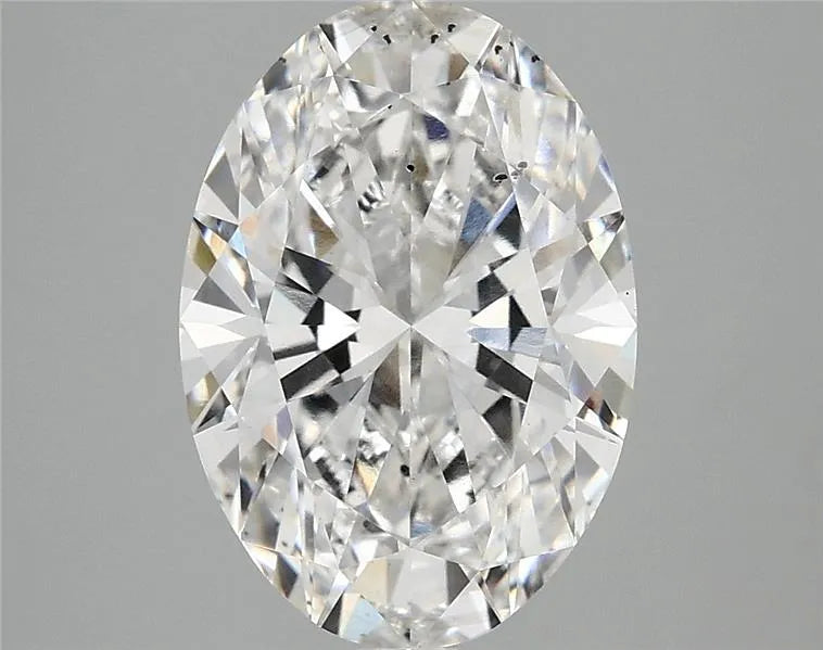 3.50ct Oval Lab Grown Diamond (Colour F, Clarity SI1, IGI Certified)