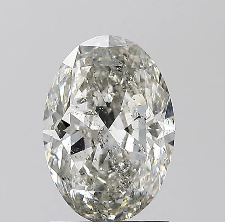 1.51ct Oval Natural Diamond (Colour H, Clarity SI2, HRD Certified)
