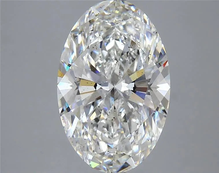 3.76ct Oval Lab Grown Diamond (Colour G, Clarity SI1, IGI)