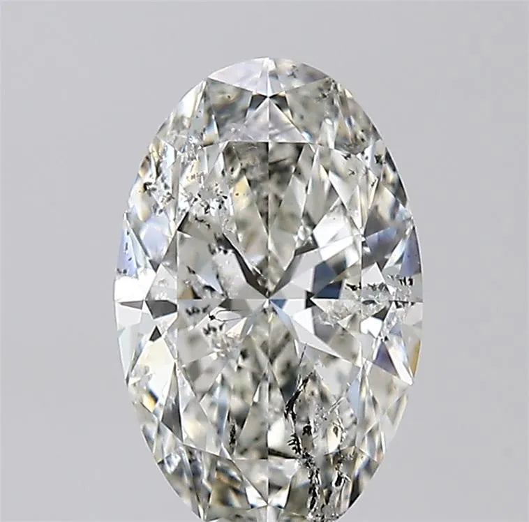2.02ct Oval Natural Diamond (Colour H, Clarity SI2, HRD Certified)