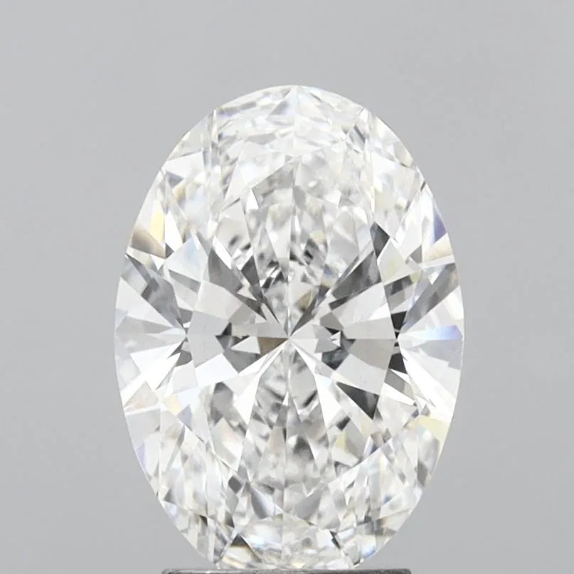 3.10ct Oval Lab Grown Diamond (Colour E, Clarity VVS2, IGI)