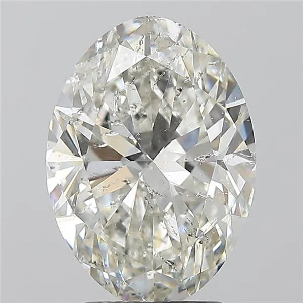 3.03ct Oval Natural Diamond (Colour H, Clarity SI2, HRD Certified)