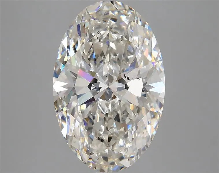 4.34ct Oval Lab Grown Diamond (Colour H, Clarity SI1, IGI Certified)