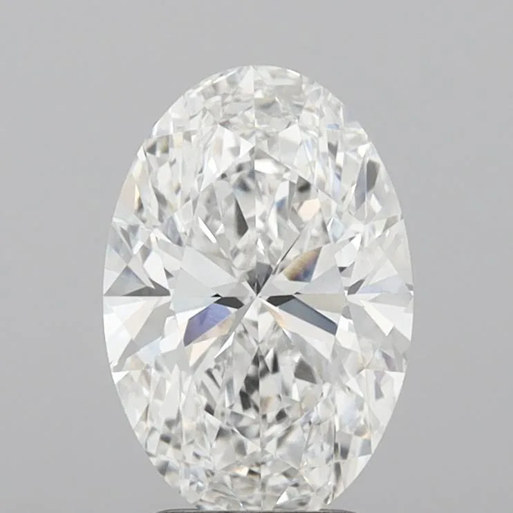 3.02ct Oval Lab Grown Diamond (Colour E, Clarity VVS2, IGI Certified)