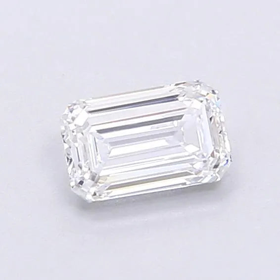 0.55ct Emerald Lab Grown Diamond (Colour D, Clarity VVS1, IGI Certified)