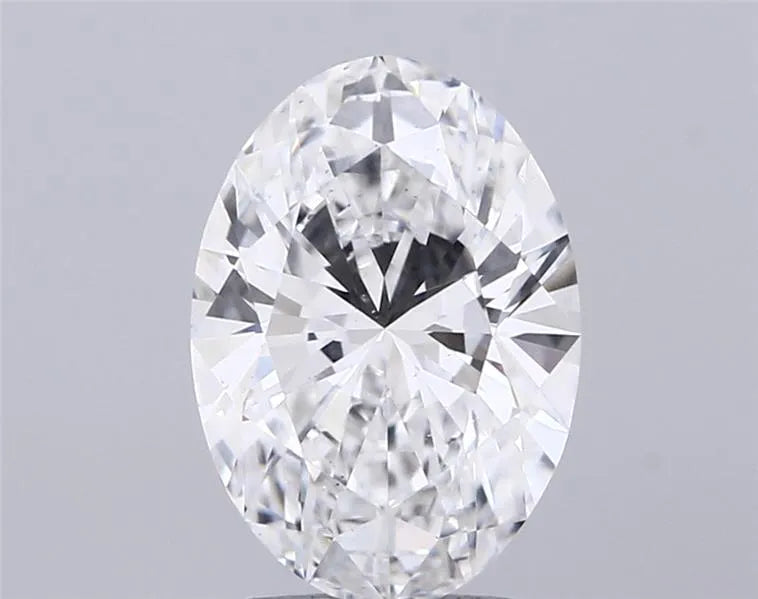 2.50ct Oval Lab Grown Diamond (Colour F, Clarity VS1, IGI Certified)