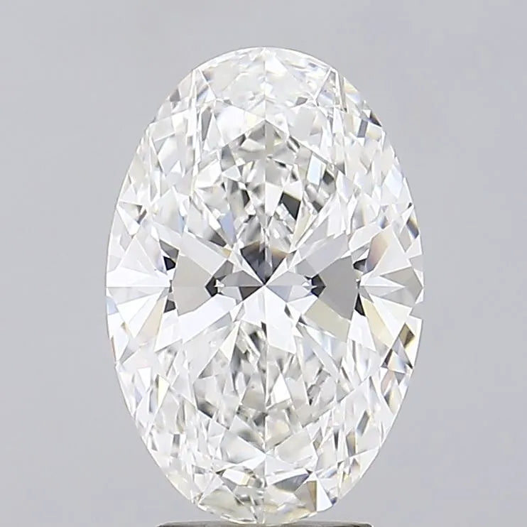 4.02ct Oval Lab Grown Diamond (Colour F, Clarity VVS2, IGI Certified)