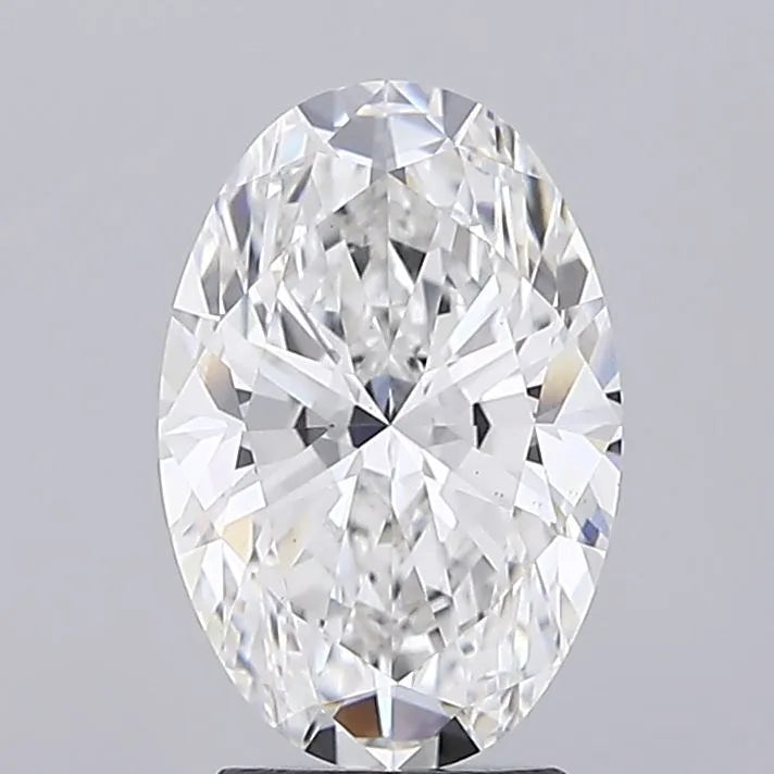 3.00ct Oval Lab Grown Diamond (Colour F, Clarity VS1, IGI Certified)