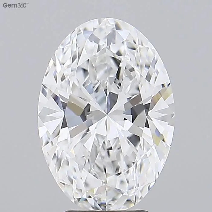 4.09ct Oval Lab Grown Diamond (Colour E, Clarity VVS2, IGI Certified)