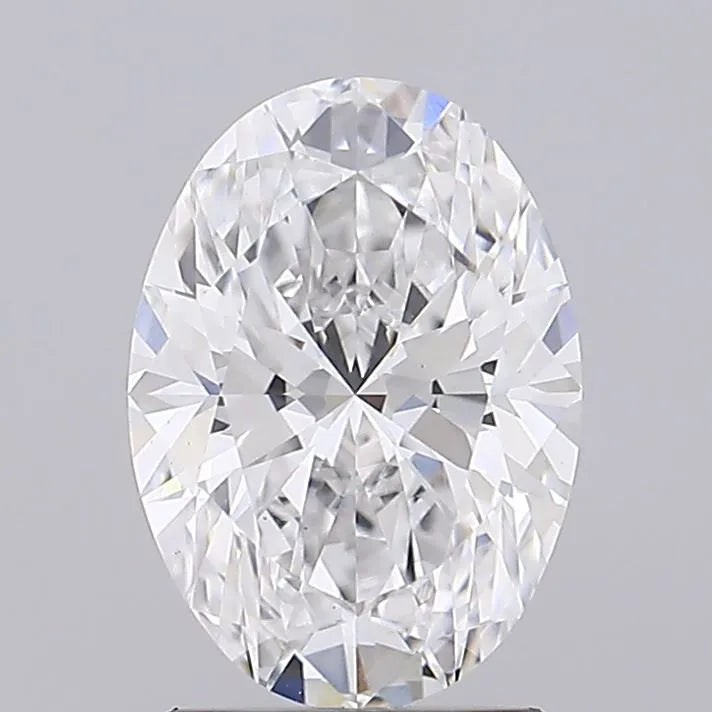 2.03ct Oval Lab Grown Diamond (Colour D, Clarity VVS2, IGI Certified)