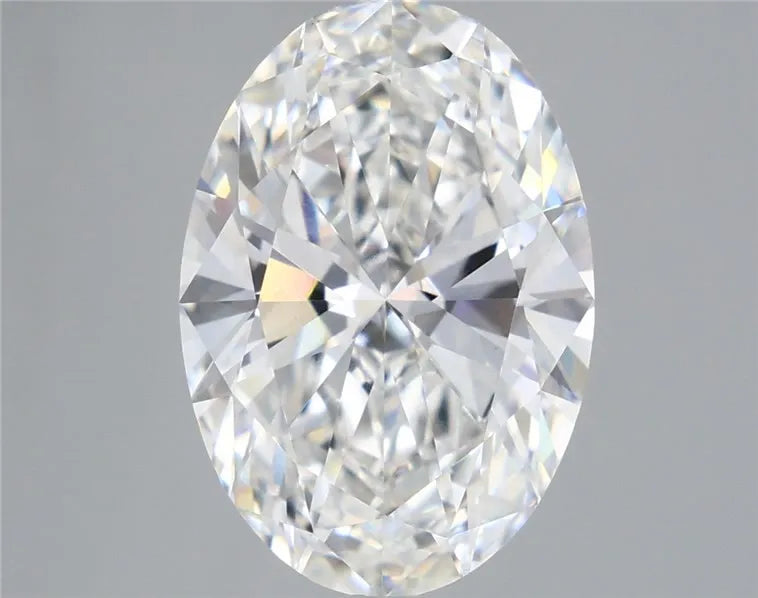 4.21ct Oval Lab Grown Diamond (Colour F, Clarity VVS2, IGI Certified)