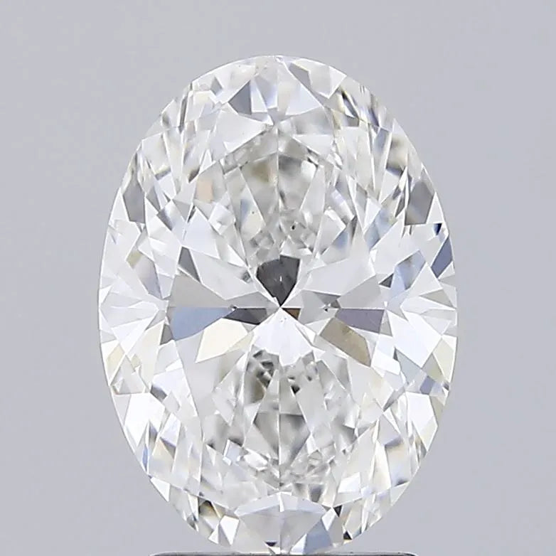 2.46ct Oval Lab Grown Diamond (Colour F, Clarity VVS2, IGI)