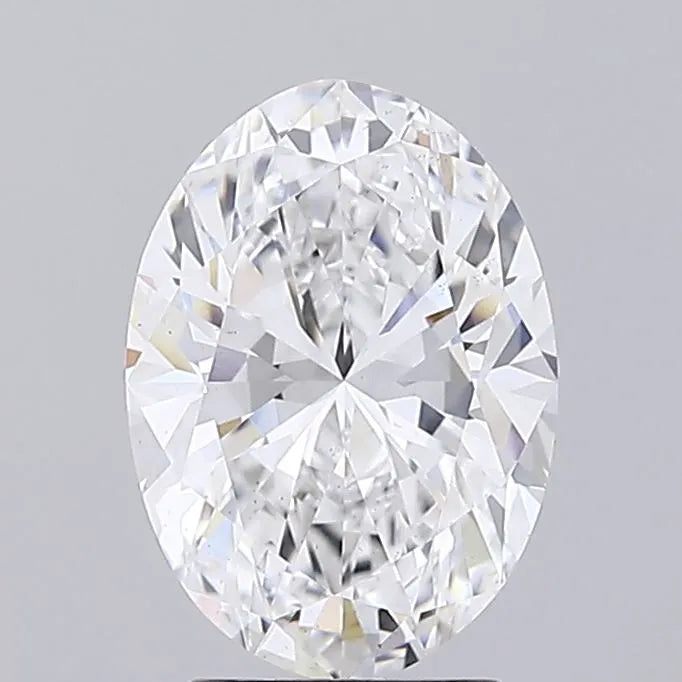 2.50ct Oval Lab Grown Diamond (Colour E, Clarity VS2, IGI)