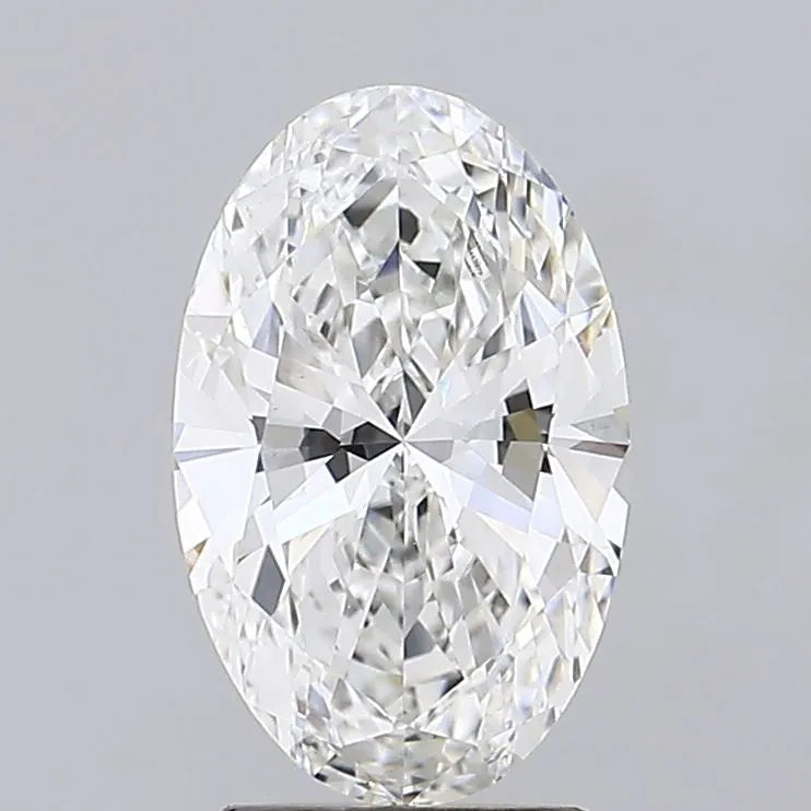 2.51ct Oval Lab Grown Diamond (Colour F, Clarity VVS2, IGI)