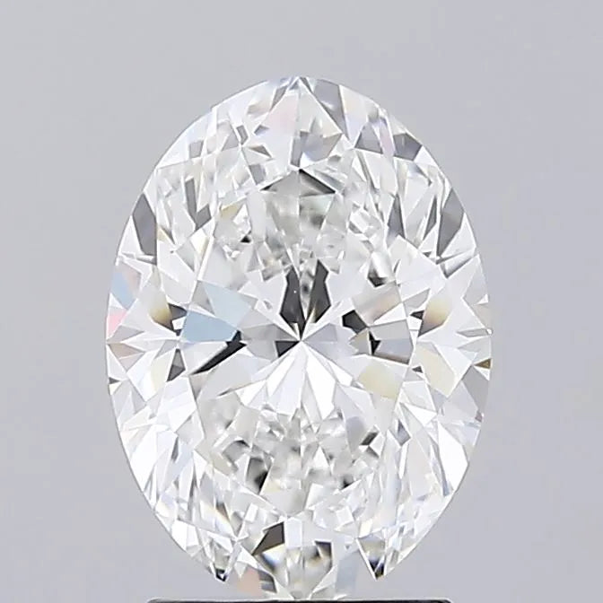 2.50ct Oval Lab Grown Diamond (Colour F, Clarity VVS2, IGI)