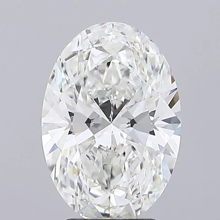 3.42ct Oval Lab Grown Diamond (Colour G, Clarity VVS1, IGI Certified)