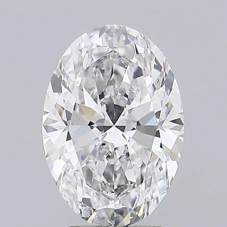 3.00ct Oval Lab Grown Diamond (Colour E, Clarity VS2, IGI)