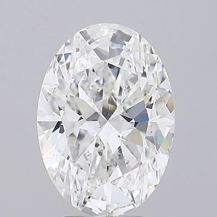 4.00ct Oval Lab Grown Diamond (Colour E, Clarity VS2, IGI)