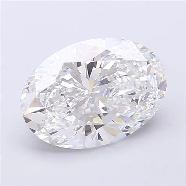 2.50ct Oval Lab Grown Diamond (Colour D, Clarity VS2, IGI Certified)