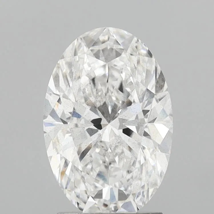 2.57ct Oval Lab Grown Diamond (Colour E, Clarity SI1, IGI Certified)