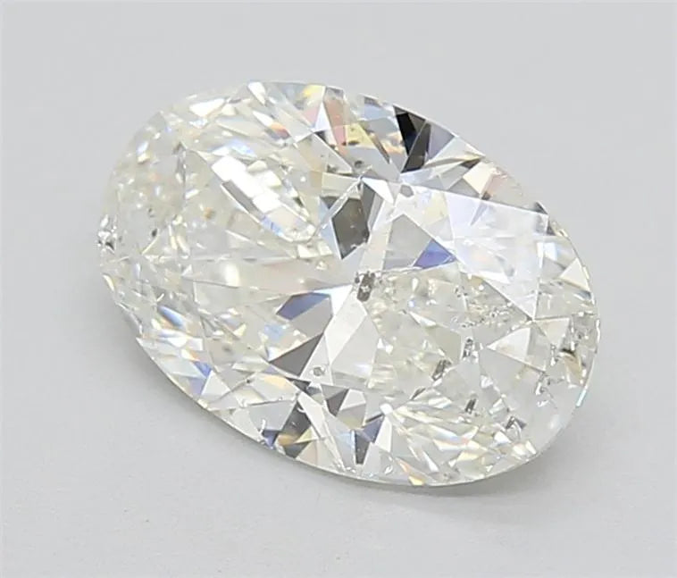 2.70ct Oval Natural Diamond (Colour H, Clarity SI2, Cut EX, HRD Certified)