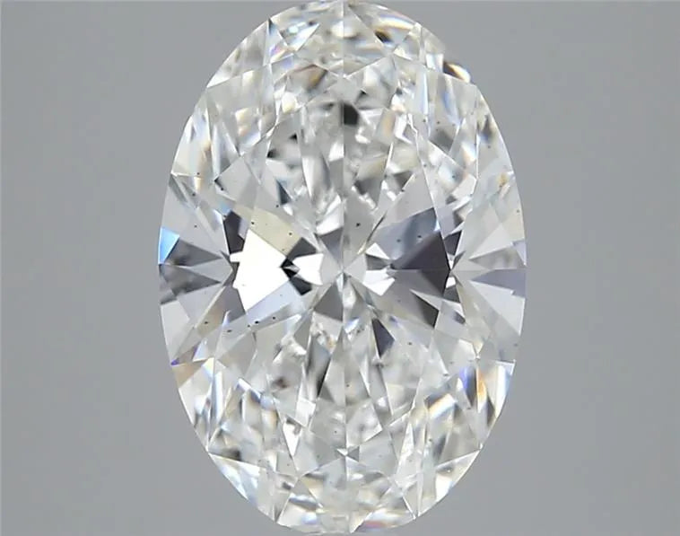 3.50ct Oval Lab Grown Diamond (Colour E, Clarity SI1, IGI Certified)