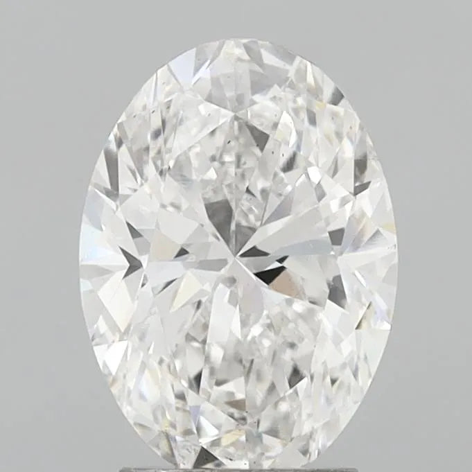 3.00ct Oval Lab Grown Diamond (Colour E, Clarity VS2, IGI Certified)
