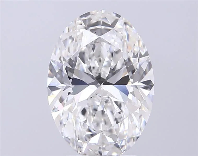 3.50ct Oval Lab Grown Diamond (Colour E, Clarity VVS2, IGI Certified)