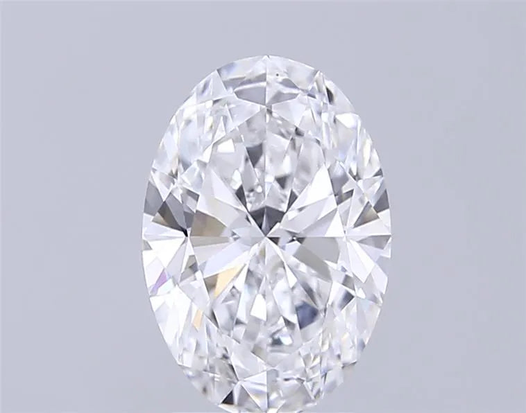 2.50ct Oval Lab Grown Diamond (Colour D, Clarity VVS2, IGI Certified)