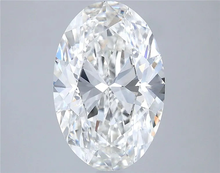 4.00ct Oval Lab Grown Diamond (Colour F, Clarity VVS2, IGI Certified)