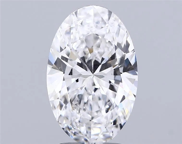 2.50ct Oval Lab Grown Diamond (Colour D, Clarity VS1, IGI Certified)