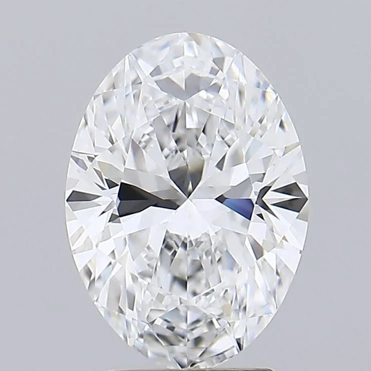 2.94ct Oval Lab Grown Diamond (Colour D, Clarity IF, IGI Certified)