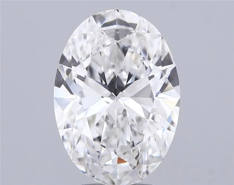 4.00ct Oval Lab Grown Diamond (Colour E, Clarity VVS2, IGI Certified)