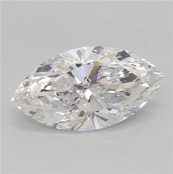 2.50ct Marquise Lab Grown Diamond (Colour D, Clarity VVS1, Cut EX, IGI Certified)