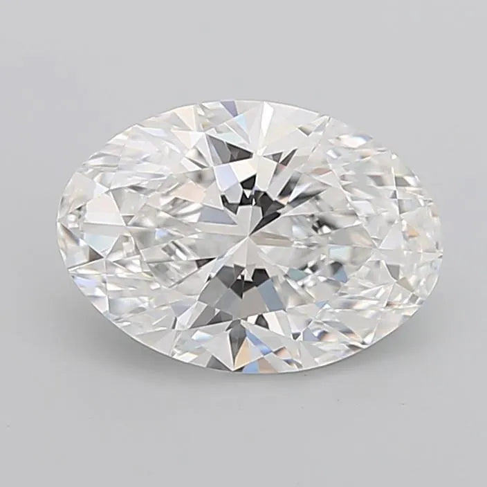 4.05ct Oval Lab Grown Diamond (Colour E, Clarity VVS1, IGI Certified)