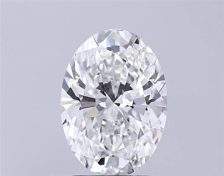 2.58ct Oval Lab Grown Diamond (Colour E, Clarity VS2, IGI Certified)